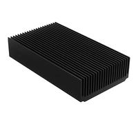 Aiwjeakh Disipador de de aluminio de 120 x 69 x 27 mm, radiador de óxido negro, 22 aletas