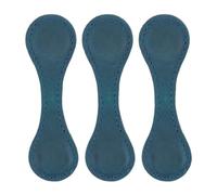 Aiwjeakh Marcapáginas magnético de , marcapáginas de , marcadores magnéticos, hecho a mano, 3 unidades, azul, aproximadamente 10 x 3 cm