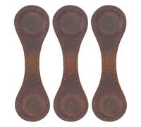 Aiwjeakh Marcapáginas magnético de , marcapáginas de , marcadores magnéticos, hecho a mano, 3 unidades, color café, fácil de usar, aproximadamente 10 x 3 cm