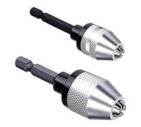 Aiwjeakh - Portabrocas sin llave hexagonal de 1/4 pulgadas, adaptador cambiante, adaptador de perforación (0,3 mm, 0,3 mm, 0,3 mm, 6,5 mm)