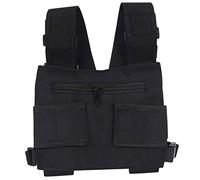 Aiwjeakh Radio Talkie Talkie Bolsillo de Pecho Arnés Paquete Estuche Dos W, Negro