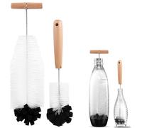 AIWMQYYF El cepillo de 31 cm para botellas de cristal Sodastream y botellas de plástico Duo, cepillo para botellas sin arañazos, elimina la suciedad persistente, cepillo de limpieza para jarra de