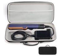 AIWMQYYF Funda rígida de viaje compatible con Dyson Airstraight HT01 alisador de cabello, a prueba de golpes e impermeable, bolsa de transporte con bolsillo de malla para alisador