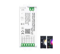 aixi-SHS Controlador LED WiFi Tuya 5 en 1 - blanco caliente/blanco frío regulable, CCT, RGB, RGBW, RGBWC/RGBCCT DC5-24V, Control de voz Alexa Google Assistant