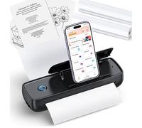 Aixiqee Inkless Portable Printer Wireless for Travel, 8.5" X 11" US Letter &Legal, Compatible with iOS, Bluetooth & USB, Thermal Paper Support A4&A5,