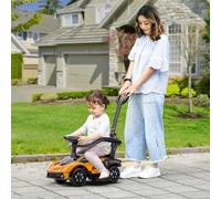 AIYAPLAY 2 en 1 Coche Correpasillos para Niños 12-36 Meses Lamborghini Naranja