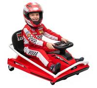 AIYAPLAY 24V Go-Kart eléctrico Modo Drift niños 6-10 años Rojo