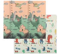 AIYAPLAY Alfombra de Juego para Bebés 196 x 176 x 1,5 cm Plegable Alfombra de Gateo Multicolor