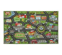 AIYAPLAY Alfombra Infantil Carretera de Ciudad 160x100 cm Antideslizante