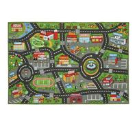 AIYAPLAY Alfombra Infantil Carretera de Ciudad 200x150 cm Antideslizante