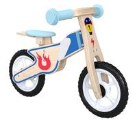AIYAPLAY Bici Equilibrio Ligera Asiento Ajustable PU 3-5Y Madera Natural | Bicicleta para bebés sin pedales, bicicleta de equilibrio, para niños y niñas, hasta 50 kg