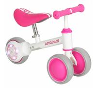 AIYAPLAY Bicicleta sin Pedales Limitado a 135° Asiento Ajustable Rosa | Bici Correpasillos, Ruedas Traseras con Luces, Bicicleta de Equilibrio para Niños y Niñas de 1 a 2 Años