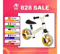 Homcom - Bicicleta Equilibrio ajustable Azul