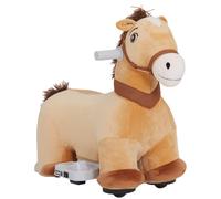 Aiyaplay Caballo Eléctrico Para Niños De 18 A 36 Meses Carga 25 Kg Marrón