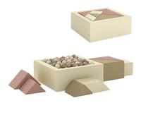 AIYAPLAY - Campo de motor para bebé, 9 unidades, con piscina de bolas, módulo de espuma suave con funda de pana, bloques de construcción educativos para niños en edad preescolar, multicolor