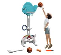 Homcom - Canasta infantil baloncesto para interior