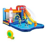AIYAPLAY Castillo Hinchable Acuático con Soplador 5 en 1 360x250x195cm