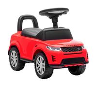 Aiyaplay coche correpasillos con licencia de land rover, correpasillos para niños de 18-36 meses con almacenaje, volante, bocina, sonidos de motor, 65,5x28x42 cm, rojo