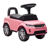 AIYAPLAY Coche Correpasillos con Licencia de Land Rover, Correpasillos para Niños de 18-36 Meses con Almacenaje, Volante, Bocina, Sonidos de Motor, 65,5x28x42 cm, Rosa