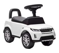 AIYAPLAY Coche Correpasillos con Licencia de Land Rover, Correpasillos para Niños de 18-36 Meses con Almacenaje, Volante, Bocina, Sonidos de Motor, 65,5x28x42 cm, Blanco