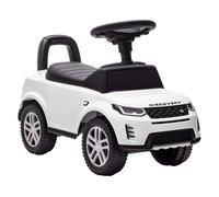 Aiyaplay coche correpasillos con licencia de land rover, correpasillos para niños de 18-36 meses con almacenaje, volante, bocina, sonidos de motor, 65,5x28x42 cm, blanco