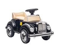 Aiyaplay coche correpasillos con licencia de mercedes-benz 300s correpasillos para niños de 18-48 meses con almacenaje volante sistema anti-vuelco carga 25 kg 77,5x41,5x45 cm negro