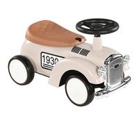 AIYAPLAY Coche Correpasillos para Bebés de 12 a 36 Meses con Bocina Compartimento de Almacenaje y Volante 58x27x35 cm Crema Aosom España