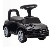 AIYAPLAY Coche Correpasillos para Niños de 18-36 Meses Mercedes-Benz Clase C, Correpasillos con Bocina, Volante, Sonidos de Motor y Espacio de Almacenaje, 65x28x39 cm, Negro