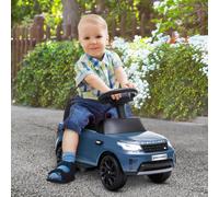 AIYAPLAY Coche eléctrico infantil Land Rover 2 en 1 6 V Coche infantil con modo tobogán, música Azul cielo