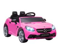 Homcom - Coche eléctrico Mercedes rosa