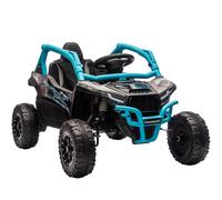 AIYAPLAY Coche Eléctrico para Niños 12V con Licencia Kawasaki Teryx KRX 1000 Control Remoto Suspensión Trasera Azul Aosom España