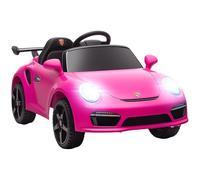 AIYAPLAY Coche Eléctrico para Niños 12V Licencia RUF CTR 3 Clubsport Rosa