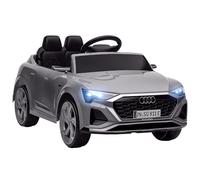 AIYAPLAY Coche Eléctrico para Niños Audi Q8 Etron Sportback 12V Gris