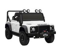 AIYAPLAY Coche Eléctrico para Niños con Licencia Land Rover 12V Coche de Batería para Niños con Control Remoto Sistema de Suspensión USB MP3 Velocidad Ajustable Faros Blanco