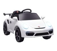 Aiyaplay Coche Eléctrico Para Niños Con Licencia Ruf Ctr 3 Clubsport Blanco