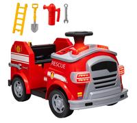 Aiyaplay Coche Eléctrico Para Niños De +3 Años Con Batería 12V Rojo