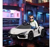 AIYAPLAY Coche Eléctrico para Niños de +3 Años Lamborghini Revuelto Blanco