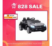 Homcom - Coche eléctrico Mercedes rosa