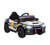 Aiyaplay Coche Eléctrico Para Niños De Policía Con Mando A Distancia Multicolor