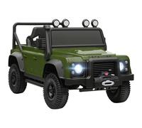 AIYAPLAY Coche Eléctrico para Niños, Funcionamiento con Batería de 12V, Control Remoto, Función de Música, Bocina, Luces LED, Verde