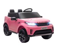 AIYAPLAY Coche Eléctrico para Niños Licencia Land Rover con Faros LED, Claxon y Control Remoto, 105x68.5x58 cm, Rosa