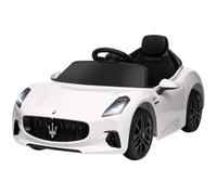 AIYAPLAY Coche Eléctrico para Niños Maserati Gran Turismo Folgore Blanco