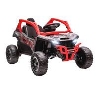 AIYAPLAY Coche Eléctrico para Niños UTV 12V Kawasaki Teryx KRX 1000 Rojo