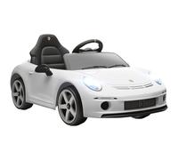 AIYAPLAY Coche para Niños 3-5 Años con Licencia Oficial RUF GT, Mando a Distancia, Cinturón de Seguridad y Música, Blanco