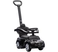 AIYAPLAY Coche para niños Mercedes-Benz (licencia) con asa desmontable - 91 x 40 x 83 cm, negro