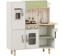 Aiyaplay Cocina De Juguete De Madera Para Niños 84x34x89 Cm Blanco