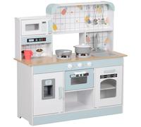 AIYAPLAY Cocina de Juguete para Niños +3 Años con Sonido Fogón Blanco
