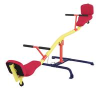 AIYAPLAY Columpio Balancín Basculante Giratorio 360° 253x96x75 cm Multicolor Aosom España