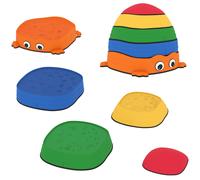 AIYAPLAY Conjunto de Piedras de Equilibrio para Niños Apilables de 5 Piezas Antideslizantes para Interior y Exterior Multicolor