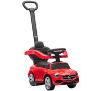 AIYAPLAY Correpasillos Mercedes-Benz con licencia, coche de empuje con manillar desmontable, 91 x 40 x 83 cm, rojo